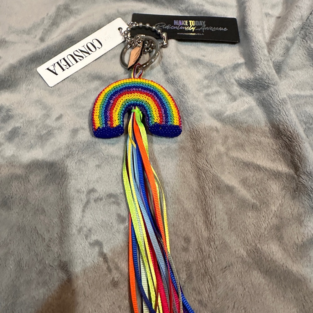 Consuela Rainbow Key Charm